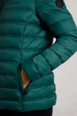 Weird Fish Coats, Jackets And Gilets|Eshka Lightweight Padded Jacket Cedar Green