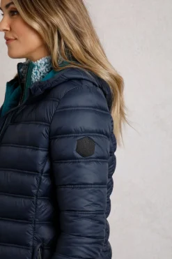 Weird Fish Coats, Jackets And Gilets|Eshka Lightweight Padded Jacket Navy