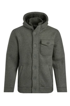 Weird Fish Fleece|Coats, Jackets And Gilets|Fairfield Button Front Fleece Jacket Fir Green