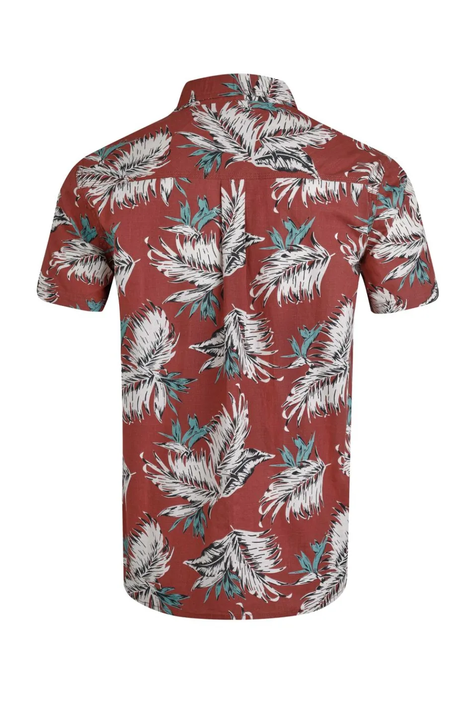 Weird Fish Shirts|Faraway Organic Cotton Printed Shirt Paprika