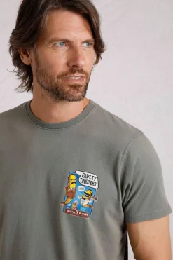 Weird Fish T-Shirts|Fawlty Trouters Artist T-Shirt Storm Grey