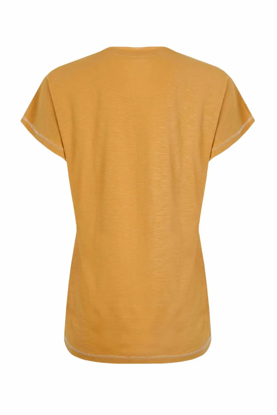 Weird Fish Tunics|Tops & T-Shirts|Fern Bee Organic Cotton Front Print Graphic T-Shirt Deep Amber
