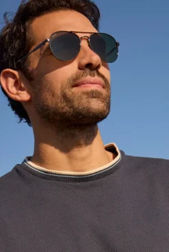 Weird Fish Caps & Scarves|Scarves & Caps|Fernando Aviator Sunglasses Gunmetal
