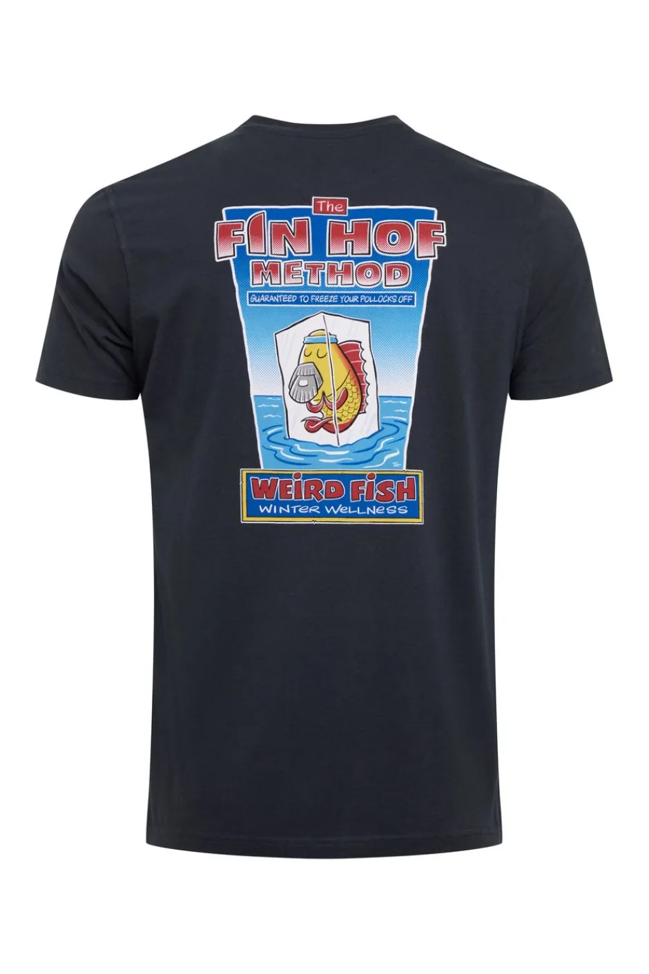 Weird Fish T-Shirts|Fin Hof Back Print Artist T-Shirt Navy