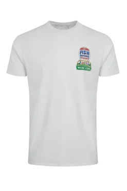 Weird Fish T-Shirts|Fish Nations 25 Back Print Artist T-Shirt White