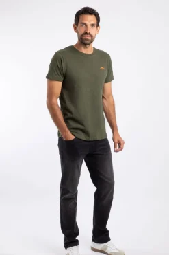 Weird Fish T-Shirts|Fished Organic Branded T-Shirt Fir Green