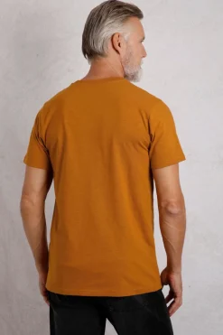Weird Fish T-Shirts|Fished Organic Branded T-Shirt Caramel