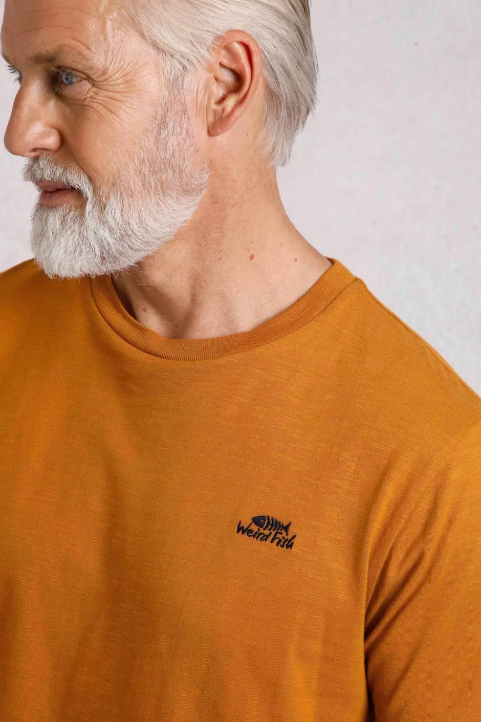 Weird Fish T-Shirts|Fished Organic Branded T-Shirt Caramel