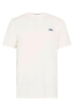 Weird Fish T-Shirts|Fished Organic Cotton Branded T-Shirt Dusty White