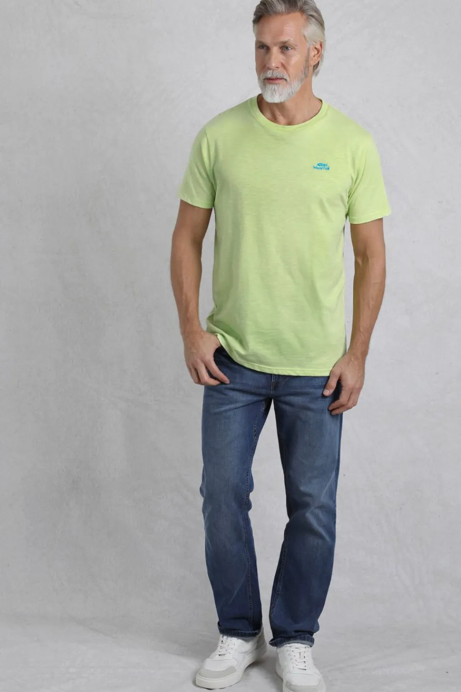 Weird Fish T-Shirts|Fished Organic Cotton Branded T-Shirt Acid Lime
