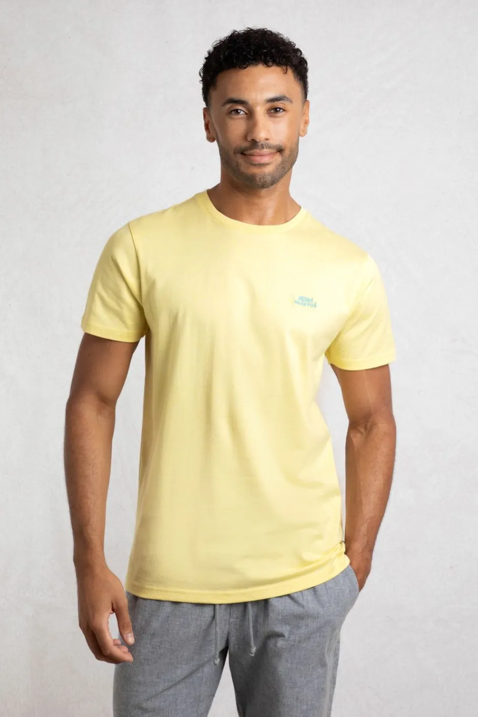 Weird Fish T-Shirts|Fished Organic Cotton Branded T-Shirt Lemon