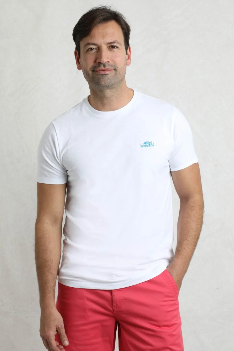 Weird Fish T-Shirts|Fished Organic Cotton Branded T-Shirt White