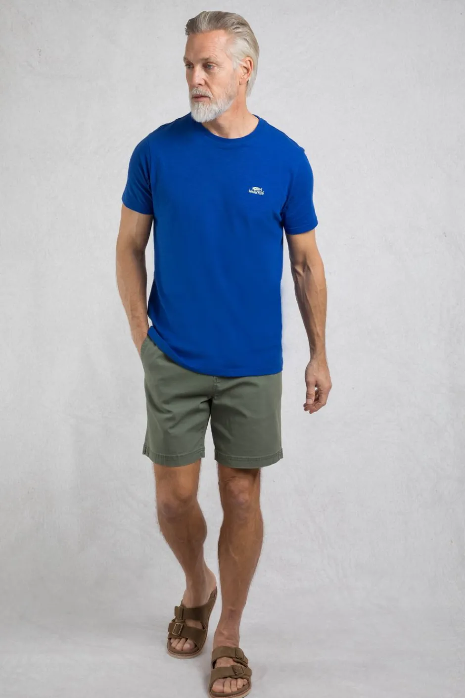 Weird Fish T-Shirts|Fished Organic Cotton Branded T-Shirt Cobalt Blue