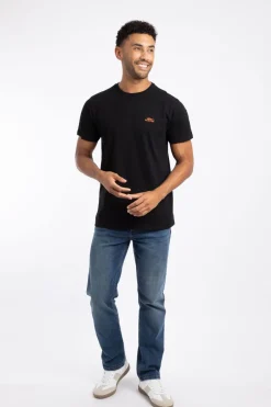 Weird Fish T-Shirts|Fished Organic Cotton Branded T-Shirt Black