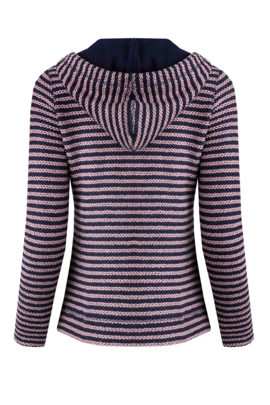 Weird Fish Sweatshirts & Hoodies|Fisher Full Zip Stripe Eco Macaroni Hoodie Heather