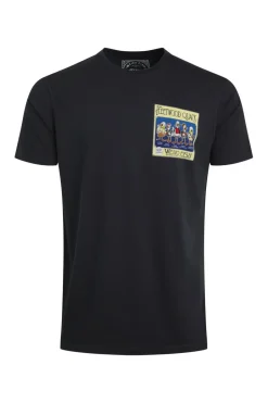 Weird Fish T-Shirts|Fleetwood Quack Back Print Artist T-Shirt Navy