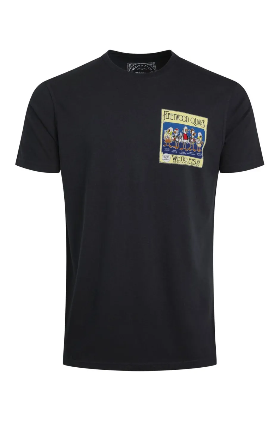 Weird Fish T-Shirts|Fleetwood Quack Back Print Artist T-Shirt Navy