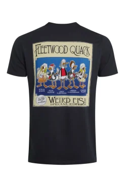 Weird Fish T-Shirts|Fleetwood Quack Back Print Artist T-Shirt Navy