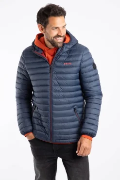 Weird Fish Coats, Jackets And Gilets|Flete Lightweight Showerproof Padded Jacket Navy