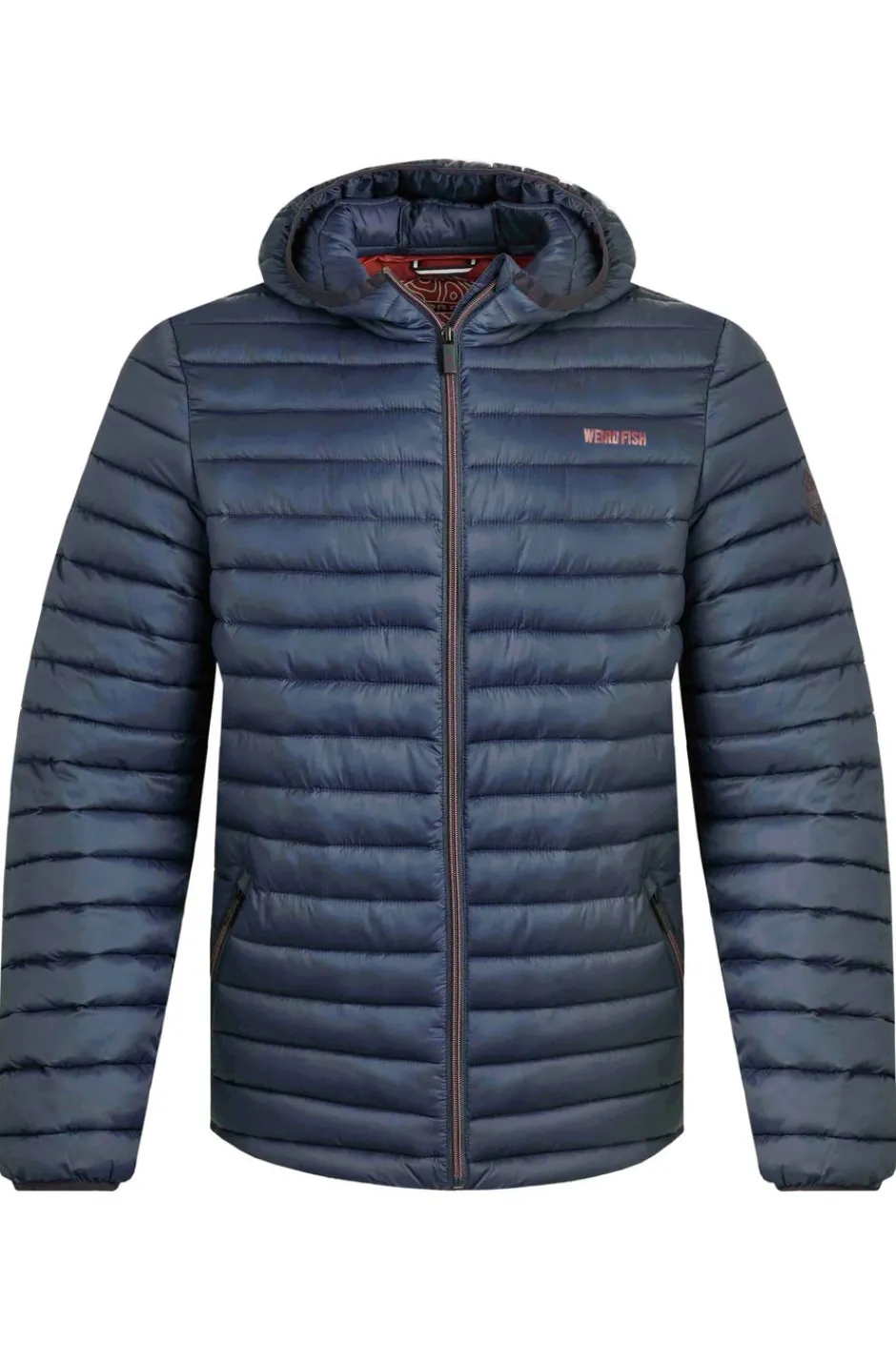 Weird Fish Coats, Jackets And Gilets|Flete Lightweight Showerproof Padded Jacket Navy