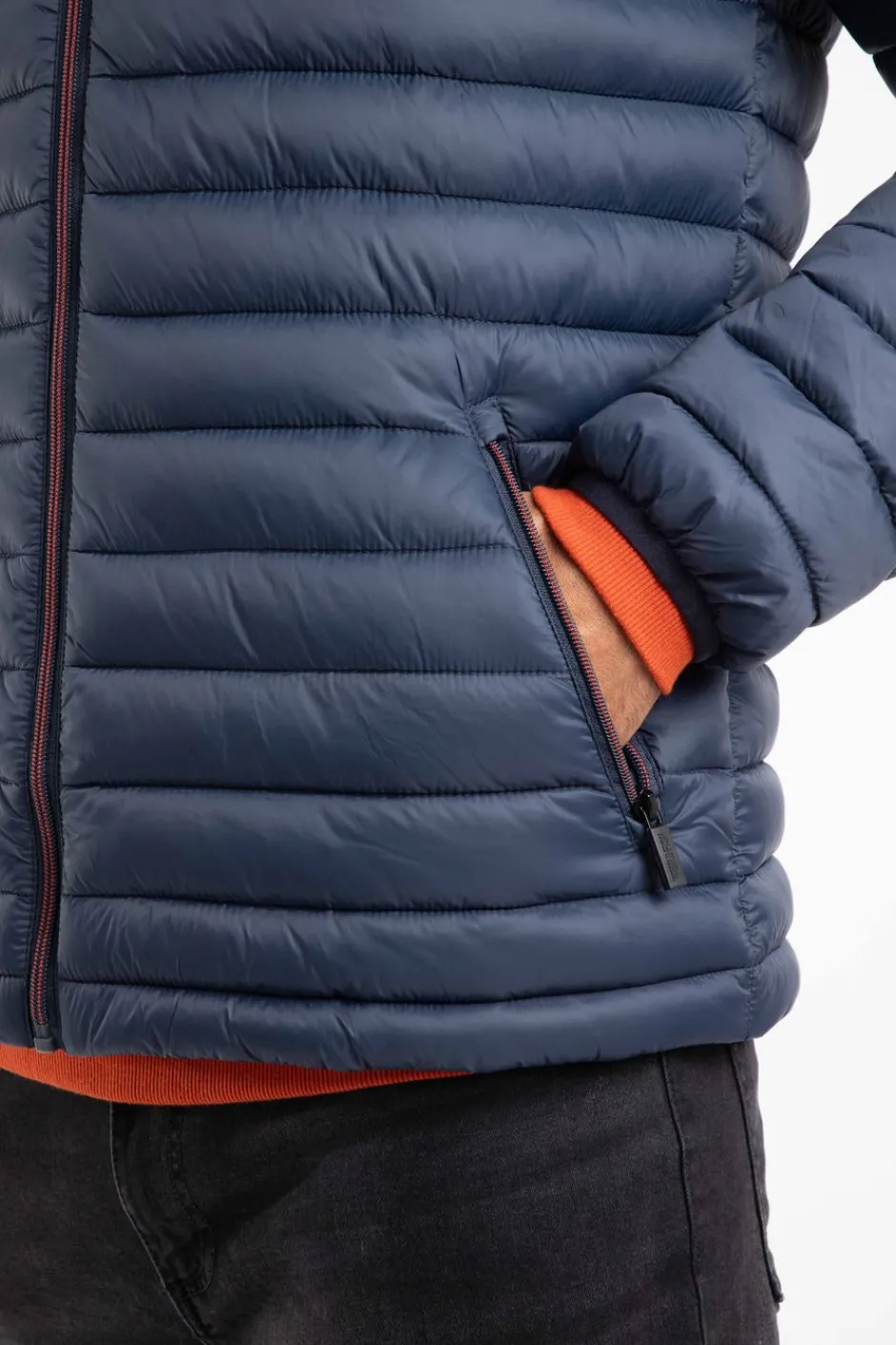Weird Fish Coats, Jackets And Gilets|Flete Lightweight Showerproof Padded Jacket Navy