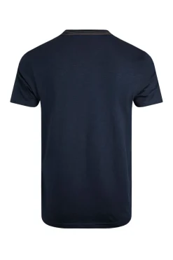 Weird Fish T-Shirts|Foothills Organic Cotton Front Print T-Shirt Navy