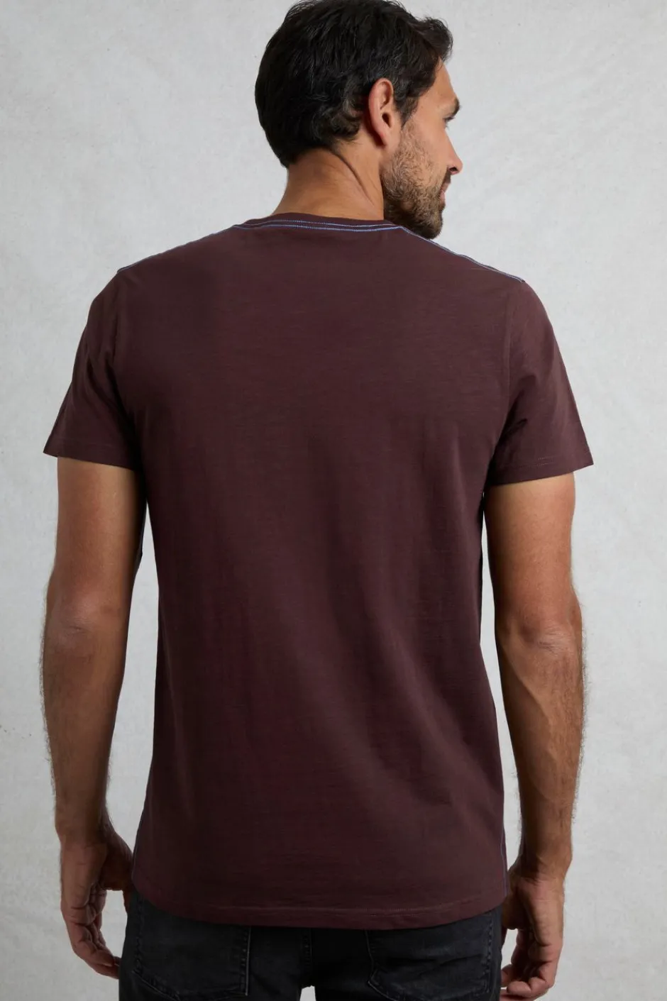Weird Fish T-Shirts|Foothills Organic Cotton Front Print T-Shirt Mulled Wine