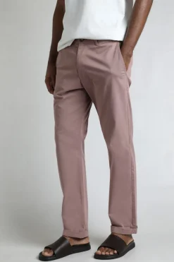 Weird Fish Trousers & Jeans|Freddie Super Soft Chino Trousers Dusty Rose