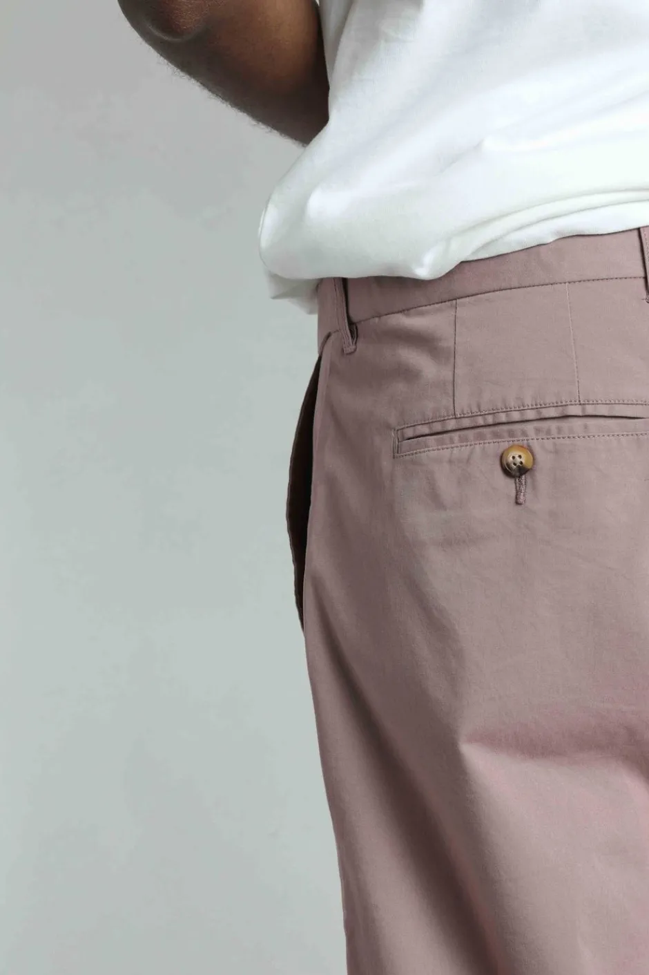 Weird Fish Trousers & Jeans|Freddie Super Soft Chino Trousers Dusty Rose