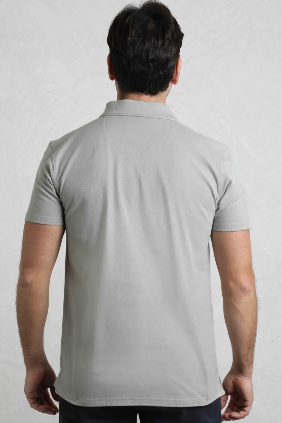 Weird Fish Polo & Rugby Shirts|Giles Pique Polo Shirt Limestone