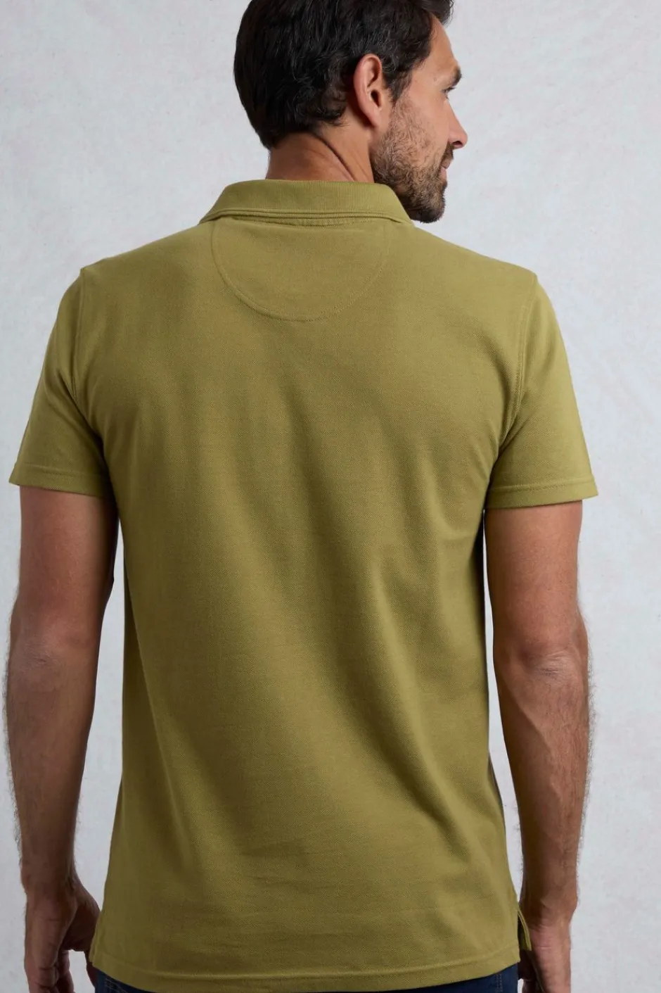 Weird Fish Polo & Rugby Shirts|Giles Pique Polo Shirt Pear