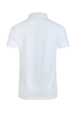 Weird Fish Polo & Rugby Shirts|Giles Pique Polo Shirt White
