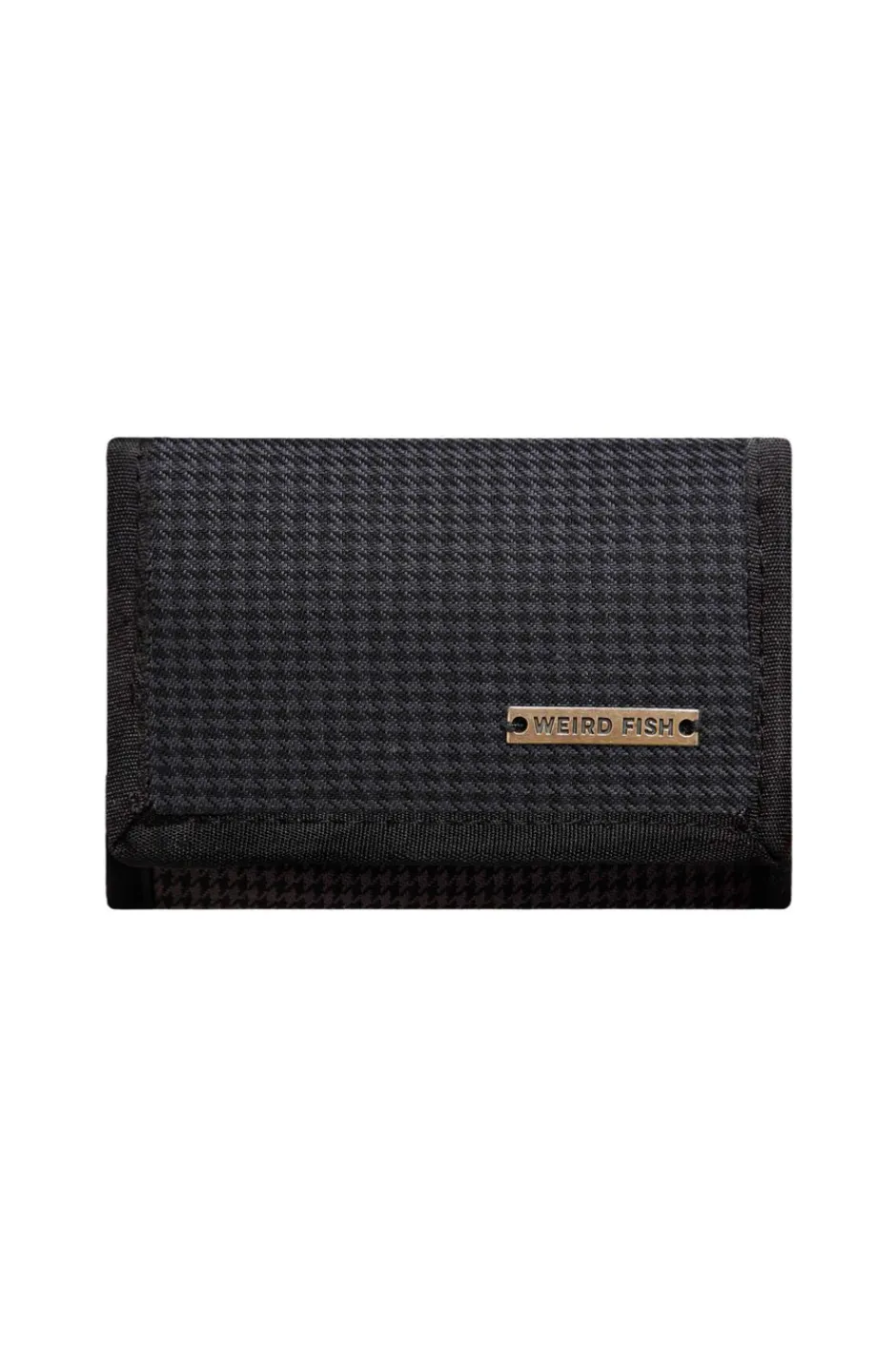 Weird Fish Caps & Scarves|Scarves & Caps|Gladstone Houndstooth Check Ripper Wallet Charcoal