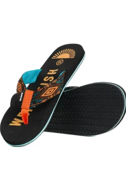 Weird Fish Caps & Scarves|Scarves & Caps|Hamdon Jacquard Flip Flop Black