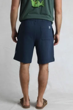 Weird Fish Shorts|Hamilton Sunwashed Sweatshirt Shorts Navy