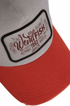 Weird Fish Caps & Scarves|Scarves & Caps|Haywood Vintage Trucker Cap Brick Orange