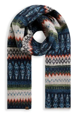 Weird Fish Socks & Tights|Socks & Tights|Heathfield Fair Isle Scarf Navy
