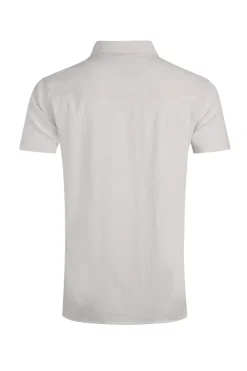 Weird Fish Shirts|Linen|Hinton Organic Cotton and Linen Crepe Shirt Dusty White