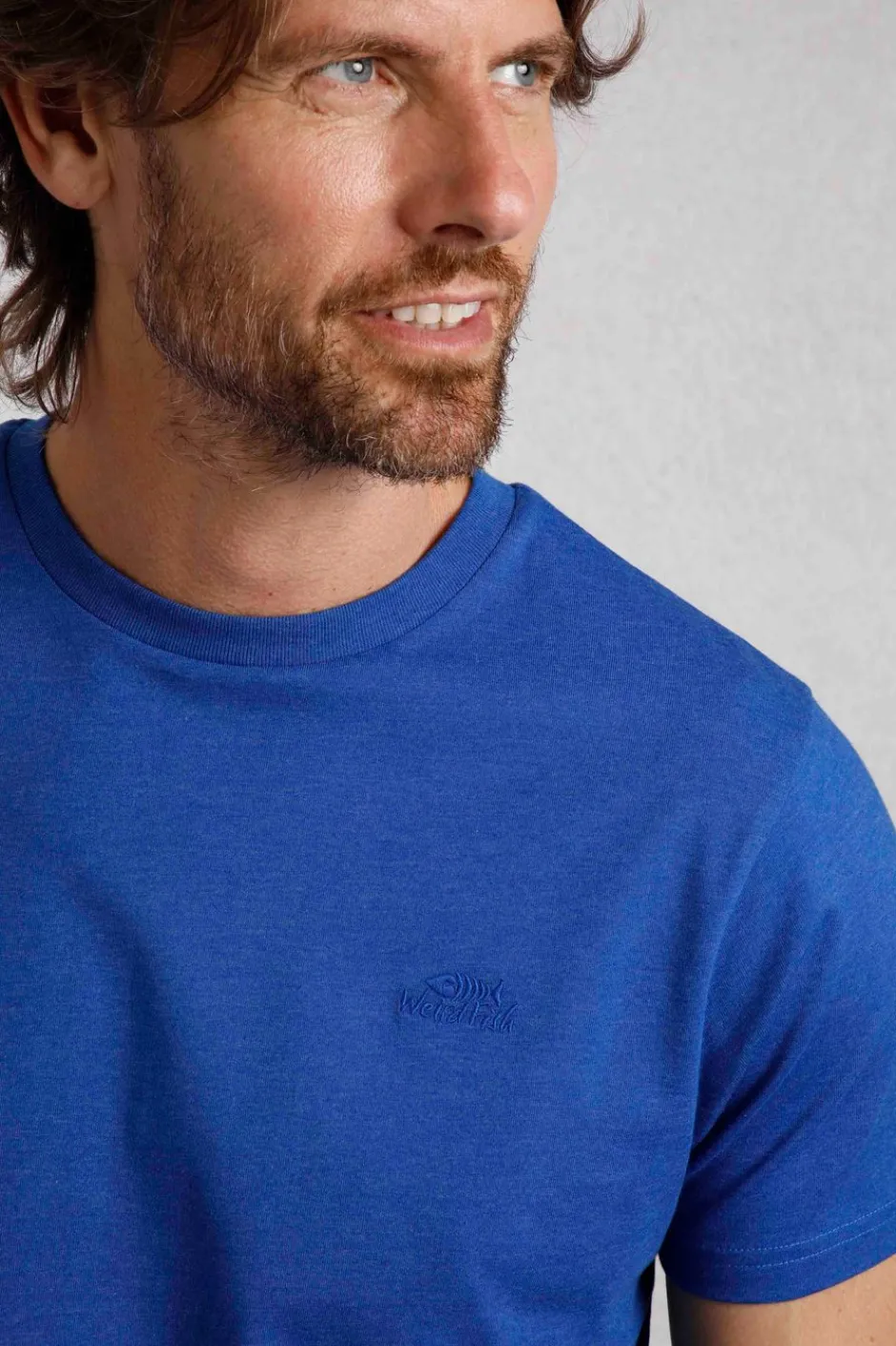 Weird Fish T-Shirts|Hooked Branded T-Shirt Cobalt Blue