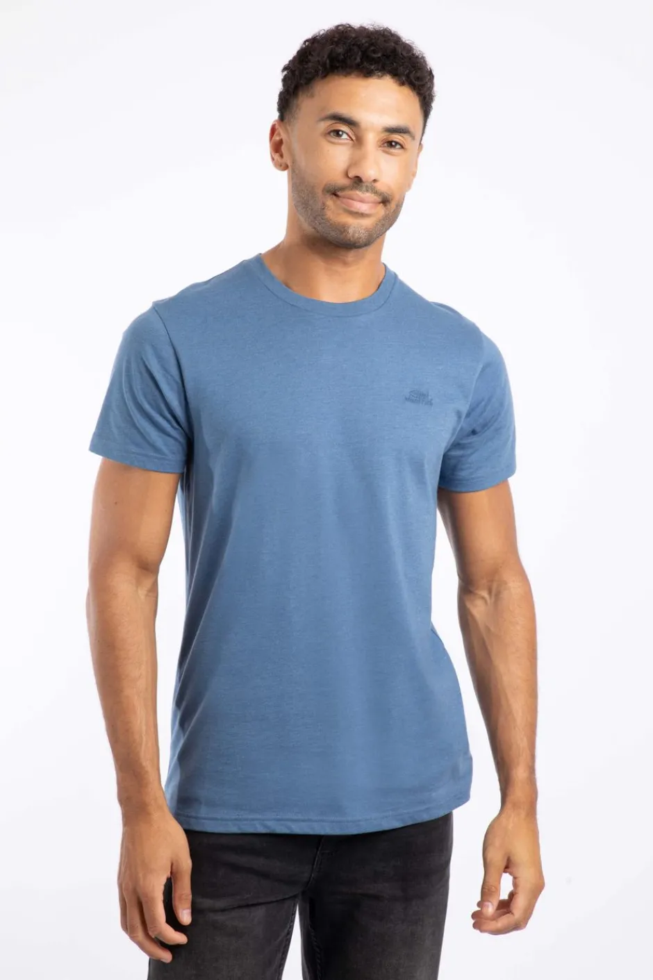 Weird Fish T-Shirts|Hooked Branded T-Shirt Mid Blue