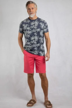Weird Fish T-Shirts|Howes Organic Cotton Printed T-Shirt Navy