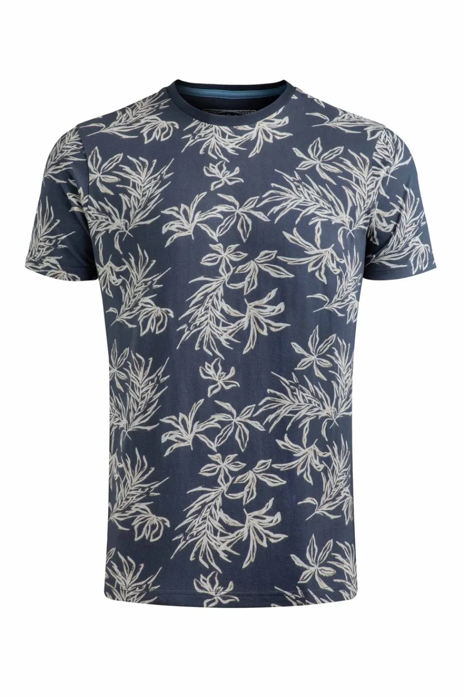 Weird Fish T-Shirts|Howes Organic Cotton Printed T-Shirt Navy