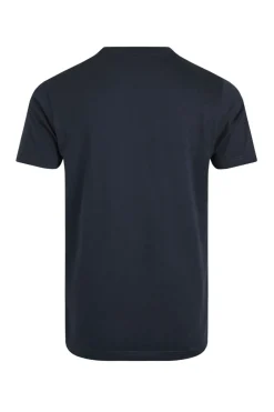 Weird Fish T-Shirts|Hudson Organic Cotton Front Print Branded T-Shirt Navy