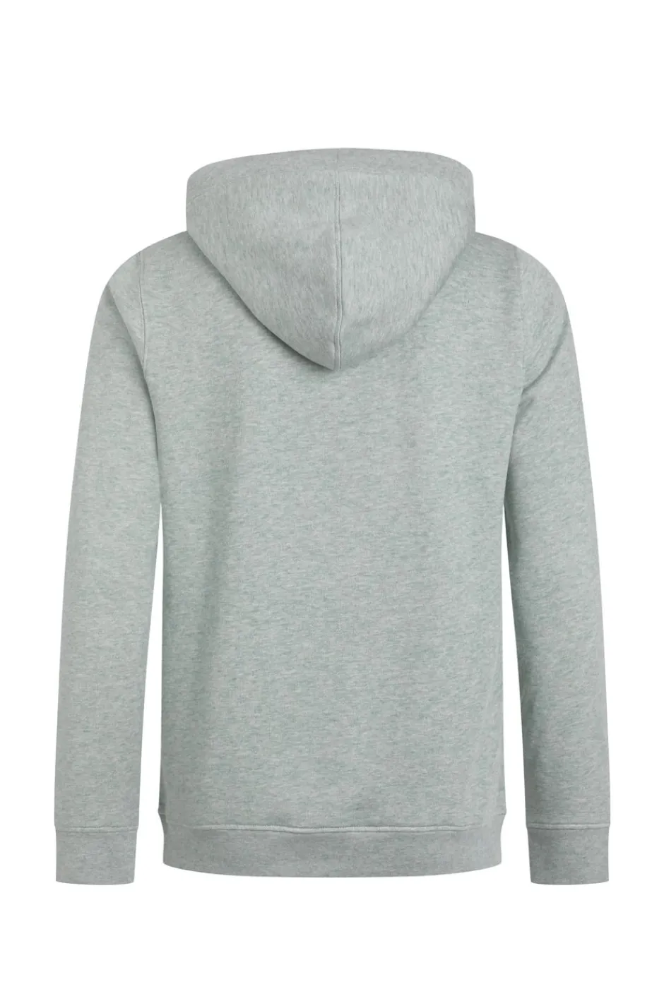 Weird Fish Sweatshirts & Hoodies|Hugo Eco Branded Popover Hoodie Grey Marl