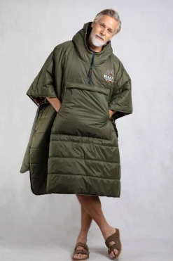 Weird Fish Swimwear & Changing Robes|Swimwear|Indiana Showerproof Blanket Robe Fir Green