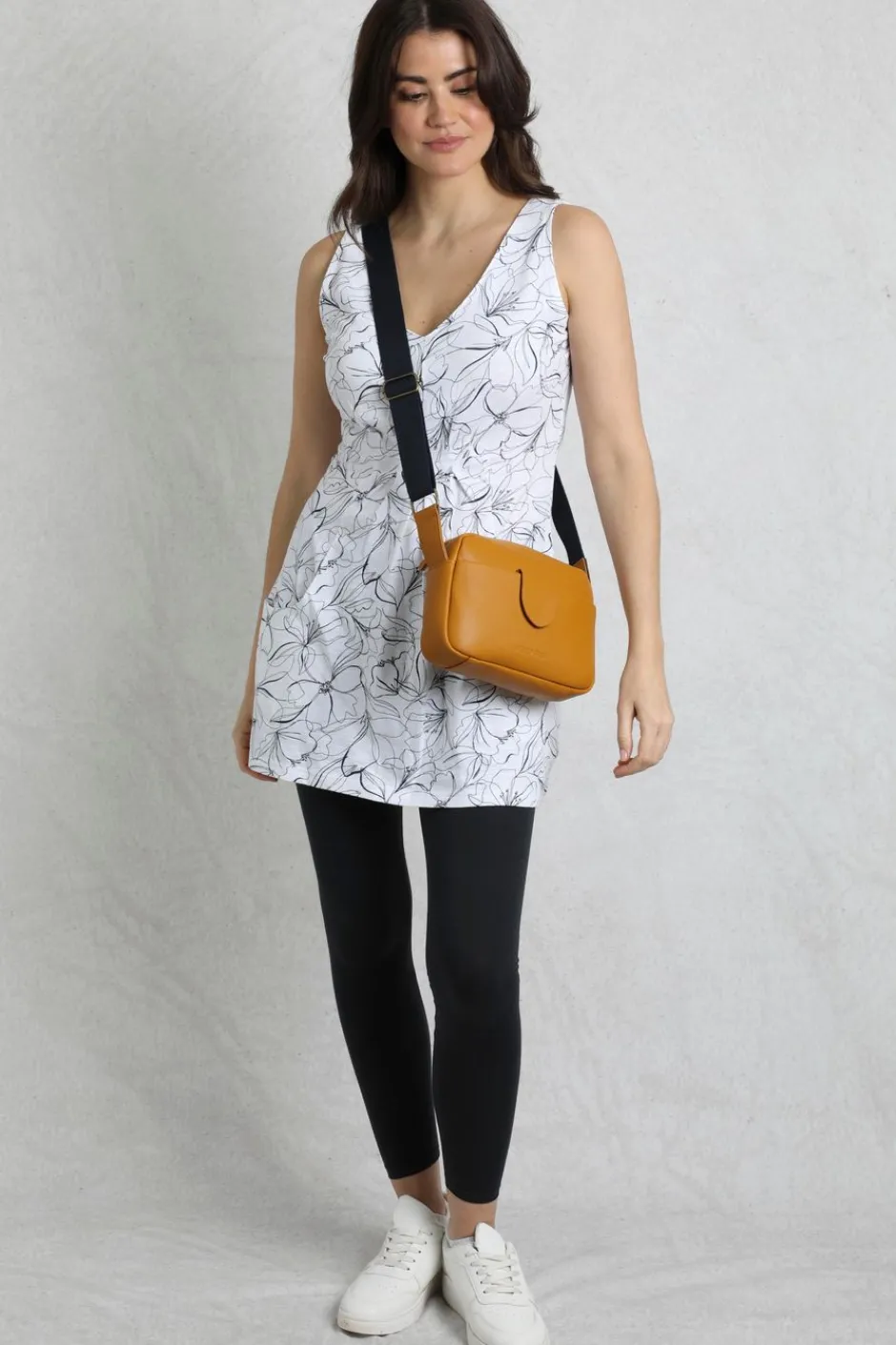 Weird Fish Tunics|Tops & T-Shirts|Indus Printed Jersey Tunic Light Cream