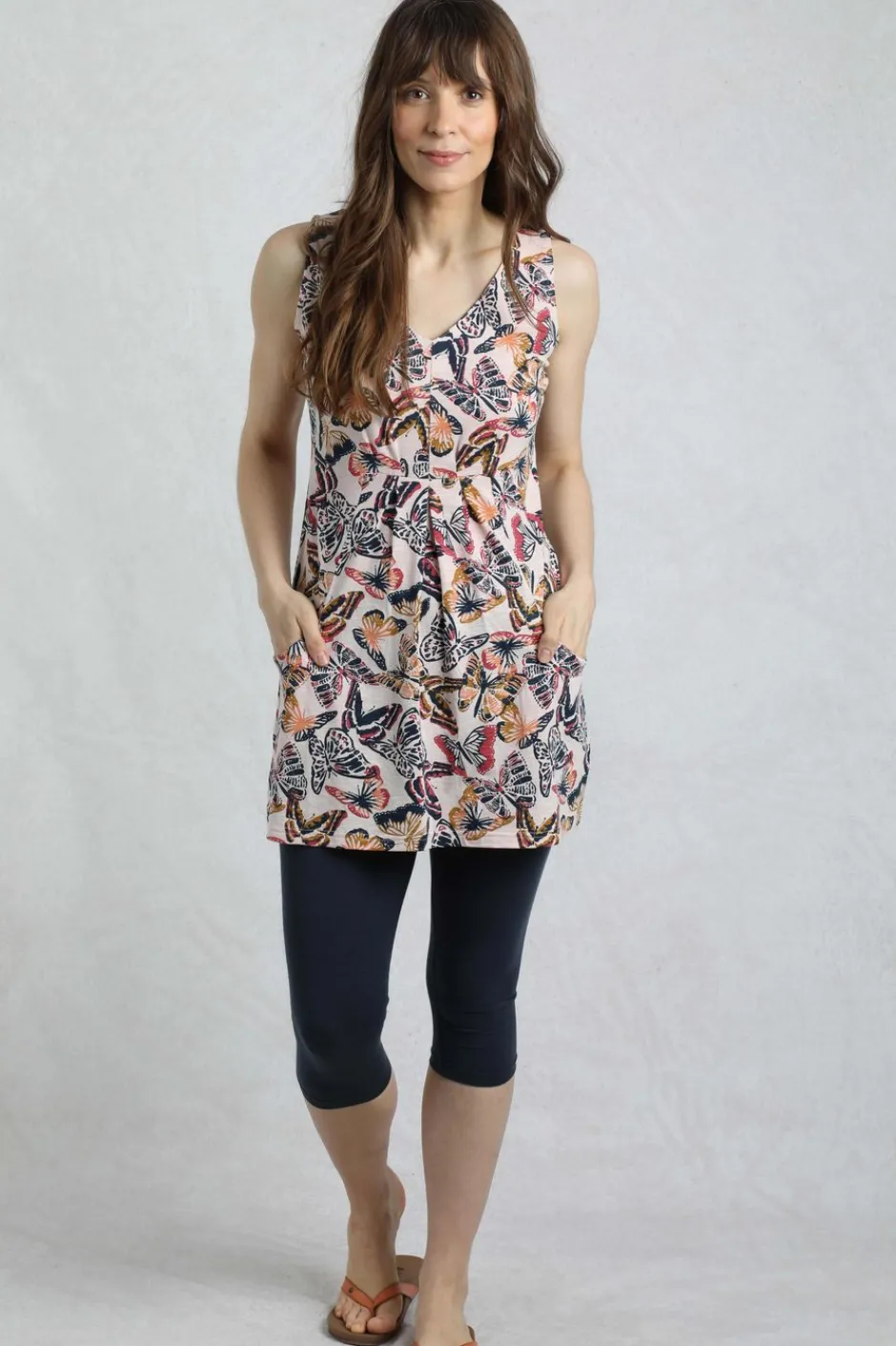 Weird Fish Tunics|Tops & T-Shirts|Indus Printed Jersey Tunic Pink