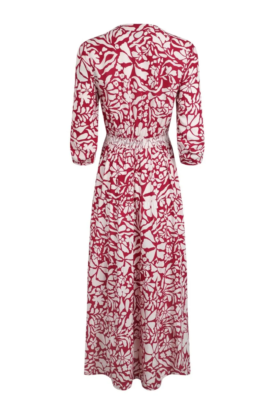 Weird Fish Dresses|Isha LivaEco™ Printed Viscose Dress Antique Cherry