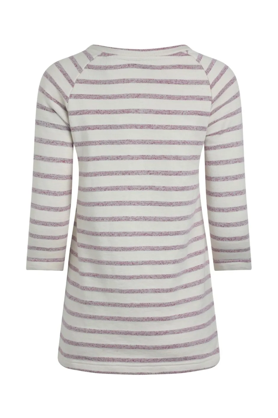 Weird Fish Tunics|Tops & T-Shirts|Ives Loopback Stripe Tunic Top Dark Raspberry