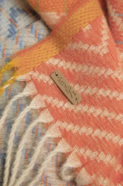 Weird Fish Socks & Tights|Socks & Tights|Jadida Eco Brushed Zig-Zag Scarf Pale Denim